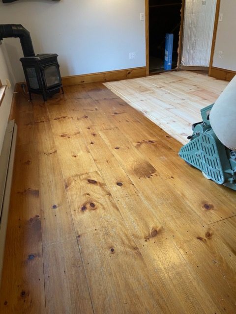 Refinishing Old Pine Wood Floors, Hardwood Floors Concord