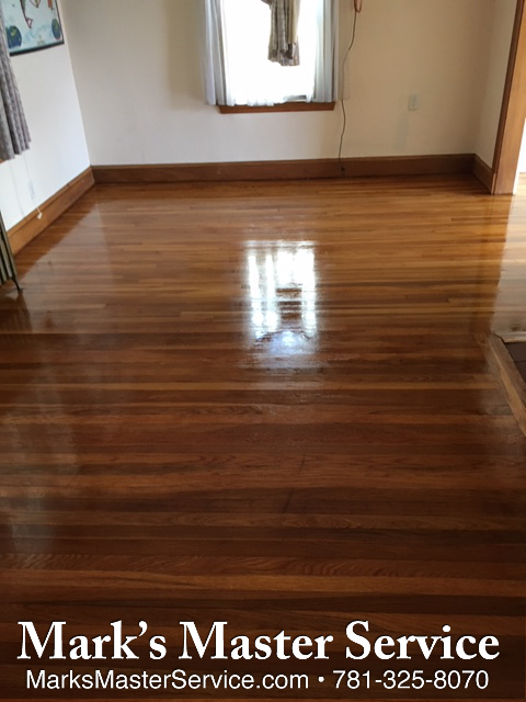 Wood Floor Refinishing to get rid of Pet Stains in Arlington | Mark's Master Service