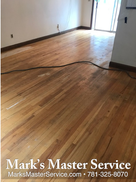 Sanded and Refinished a Wood Floor in Wilmington

